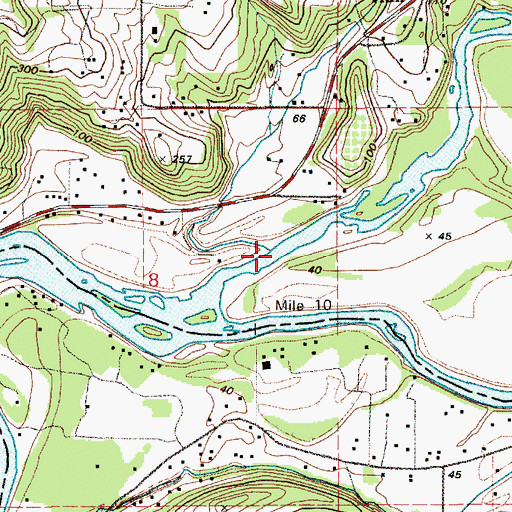 Topographic Map of Ross Creek, WA
