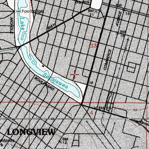 Topographic Map of PeaceHealth Saint John Medical Center, WA