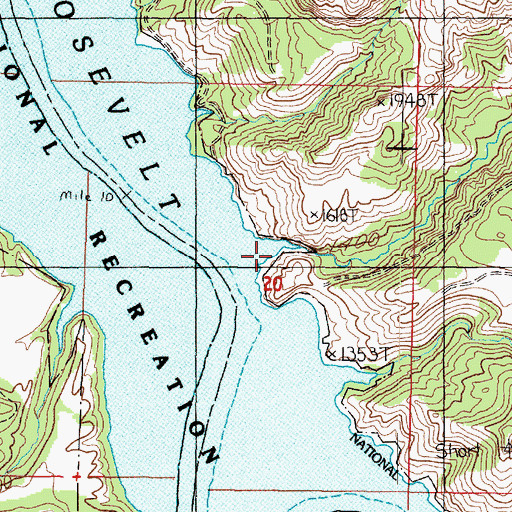 Topographic Map of Sand Creek, WA