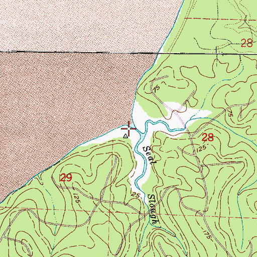 Topographic Map of Seal Slough, WA