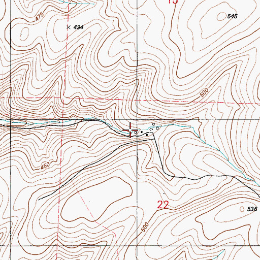 Topographic Map of Seeley Spring, WA