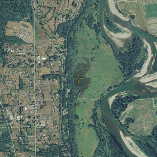 Aerial/Satellite Image of Shadow Lake, WA