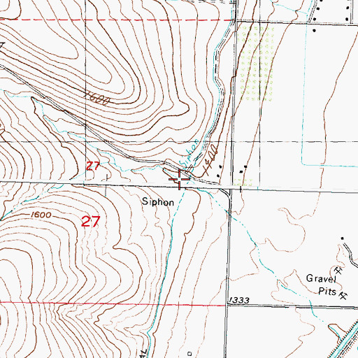Topographic Map of Sheep Canyon, WA