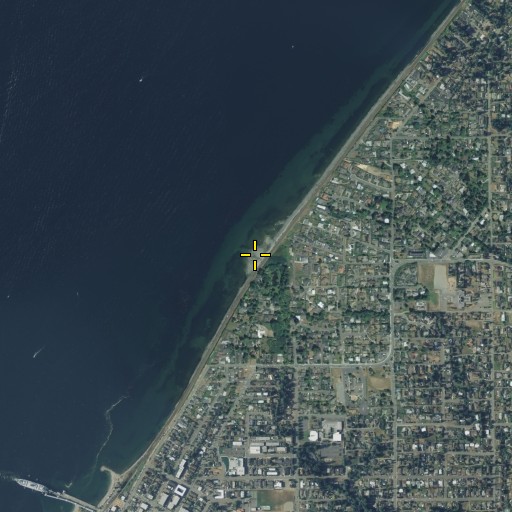 Aerial/Satellite Image of Shell Creek, WA