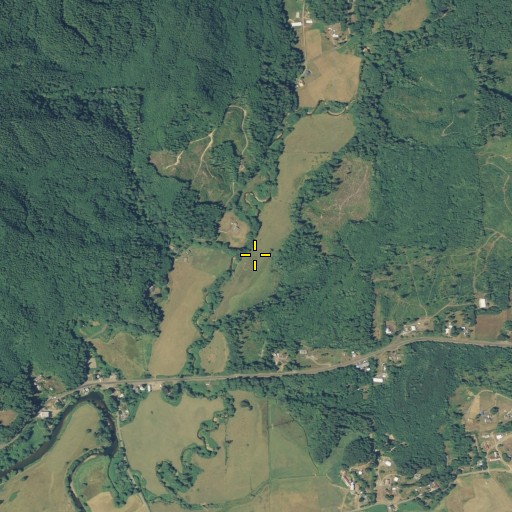 Aerial/Satellite Image of Silver Creek, WA
