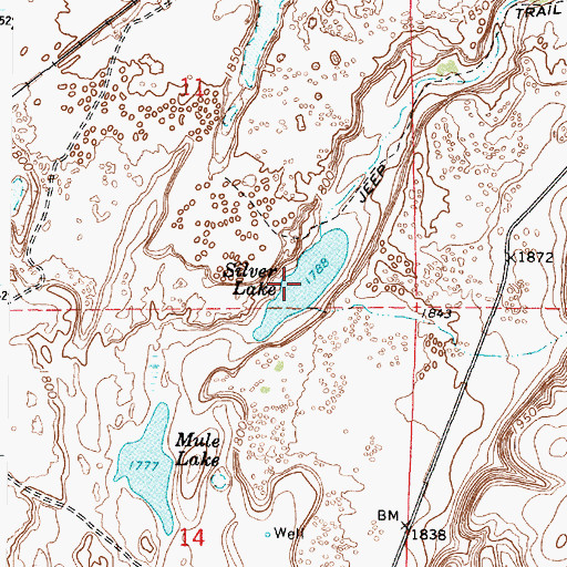 Topographic Map of Silver Lake, WA