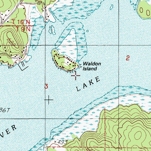 Topographic Map of Silver Lake, WA