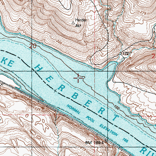 Topographic Map of Skookum Canyon, WA
