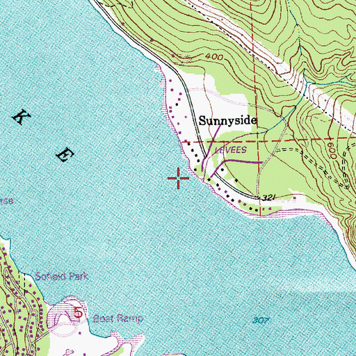 Topographic Map of Smith Creek, WA