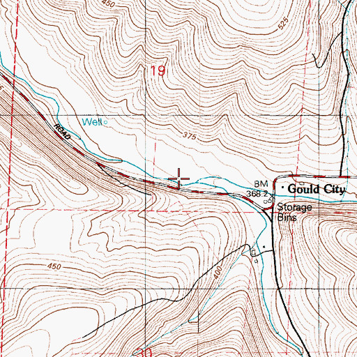 Topographic Map of South Deadman Creek, WA
