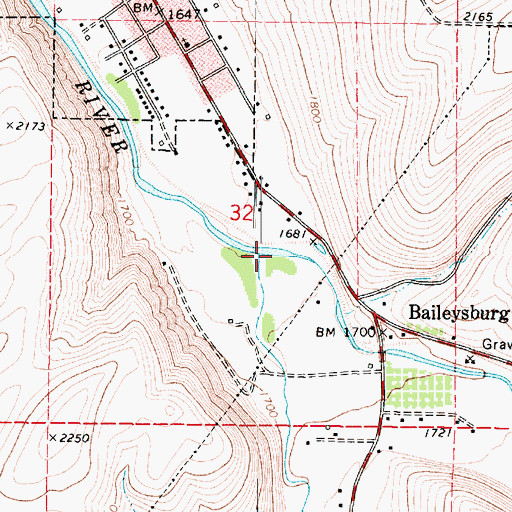 Topographic Map of South Fork Touchet River, WA