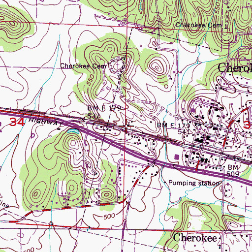 Topographic Map of Macedonie Christian Methodist Episcopal Church, AL