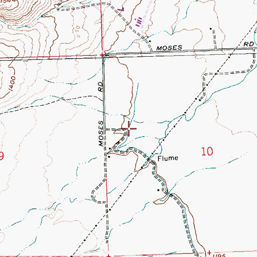 Topographic Map of Stamill Canyon, WA