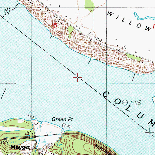 Topographic Map of Stella Range, WA