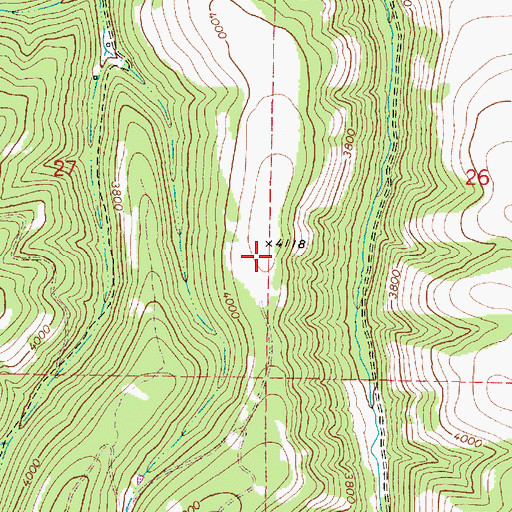 Topographic Map of Stevens Ridge, WA