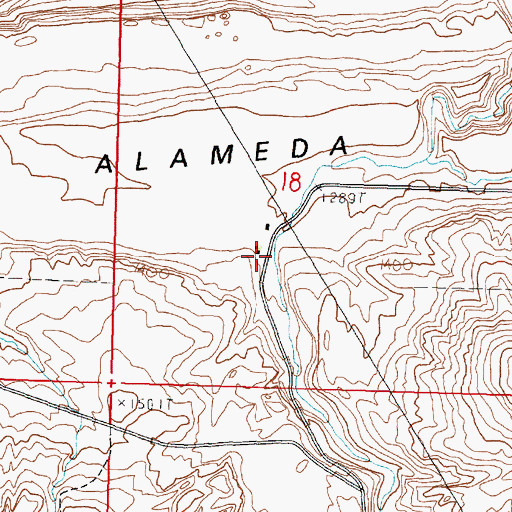 Topographic Map of Strahl Canyon, WA
