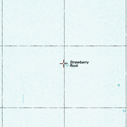 Topographic Map of Strawberry Rock, WA