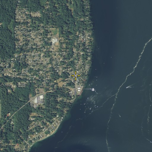 Aerial/Satellite Image of Suquamish, WA
