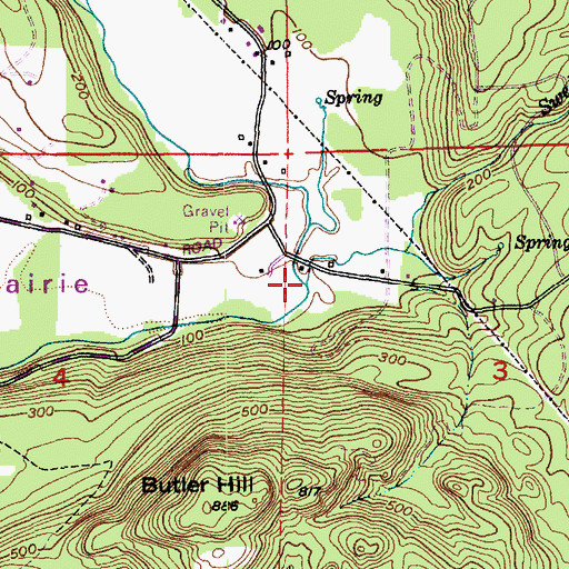 Topographic Map of Swede Creek, WA