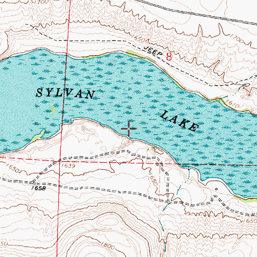Topographic Map of Sylvan Lake, WA