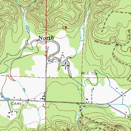 Topographic Map of Talby Creek, WA