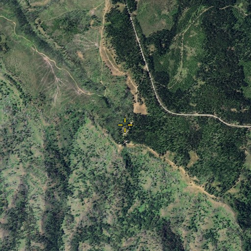 Aerial/Satellite Image of Teal Spring, WA