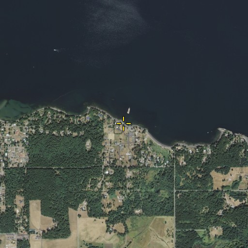 Aerial/Satellite Image of Terrill Beach, WA