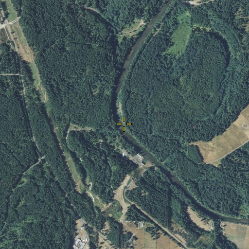 Aerial/Satellite Image of Thompson Creek, WA