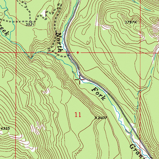 Topographic Map of Tillicum Creek, WA