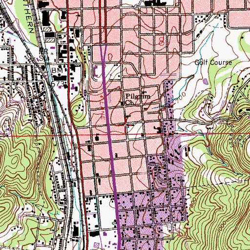 Topographic Map of Smith Christian Methodist Episcopal Tabernacle, AL