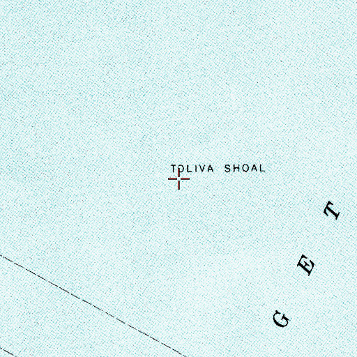 Topographic Map of Toliva Shoal, WA