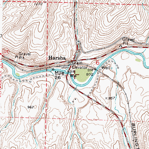 Topographic Map of Touchet Valley, WA
