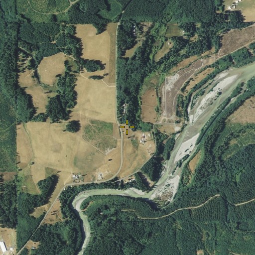 Aerial/Satellite Image of Tower Cemetery, WA
