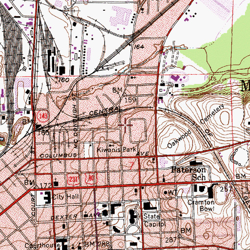 Topographic Map of Zion Star African Methodist Episcopal Church (historical), AL