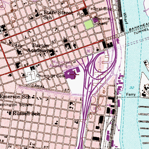 Topographic Map of Bethel African Methodist Episcopal Church (historical), AL