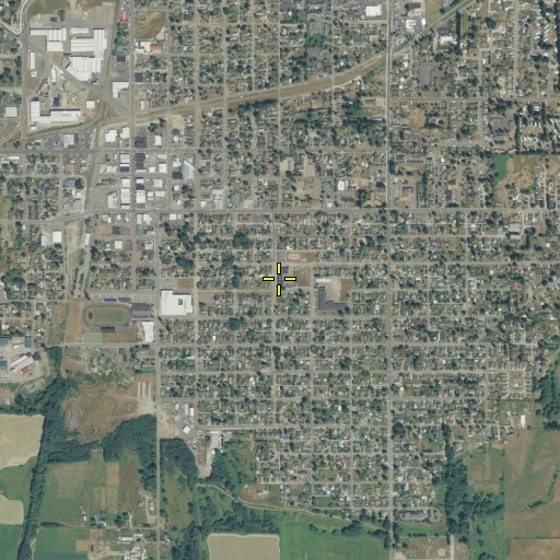 Aerial/Satellite Image of Central Elementary School, WA