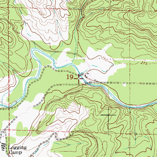 Topographic Map of Upper Naselle Ranger Station, WA
