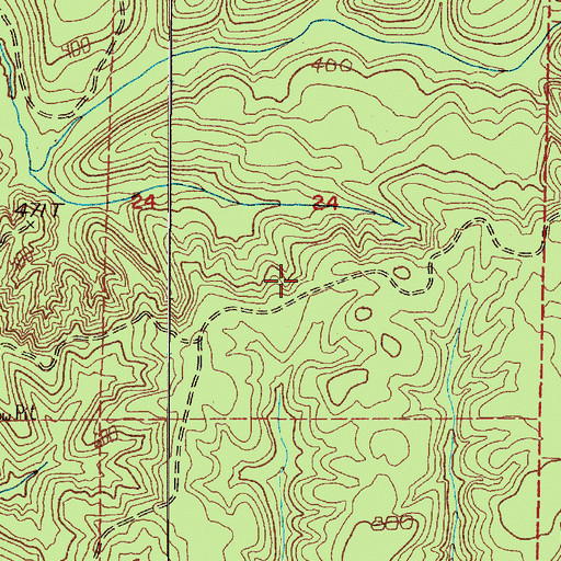 Topographic Map of Vesta Truck Trail, WA