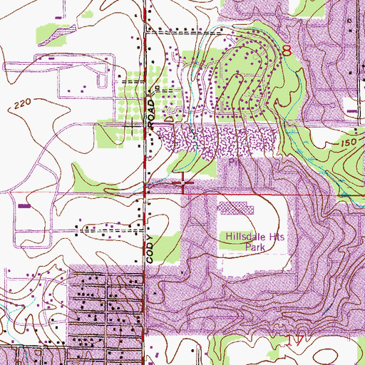 Topographic Map of Smith Memorial African Methodist Episcopal Church, AL