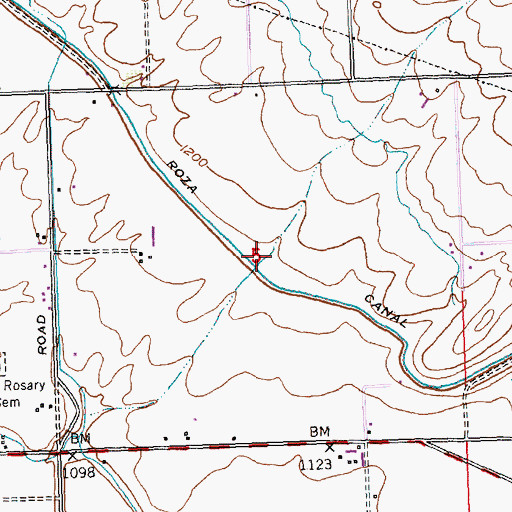 Topographic Map of Washout Gulch, WA