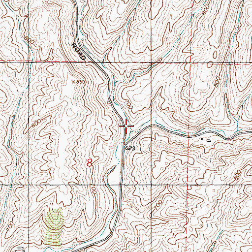 Topographic Map of Webber Canyon, WA