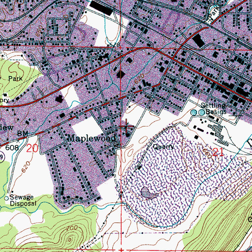 Topographic Map of Hills Christian Methodist Episcopal Chapel, AL