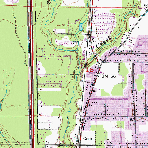 Topographic Map of West Fork Quilceda Creek, WA