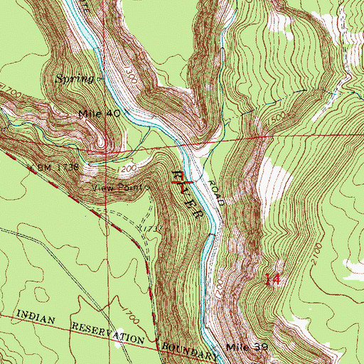 Topographic Map of White Creek, WA