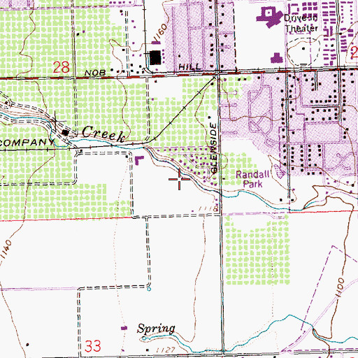 Topographic Map of Wide Hollow, WA