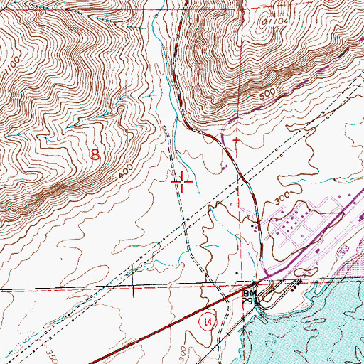 Topographic Map of Wood Gulch, WA