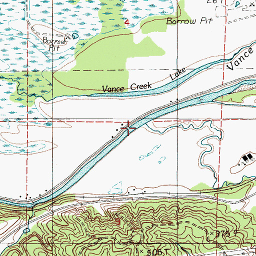 Topographic Map of Workman Creek, WA