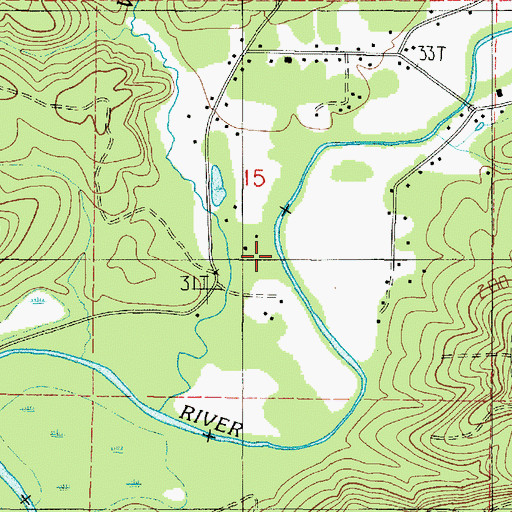 Topographic Map of Wyman Creek, WA