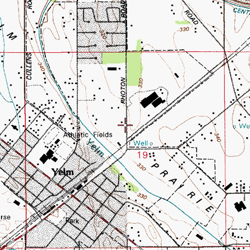 Topographic Map of Yelm Prairie, WA