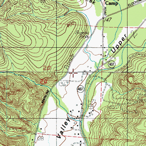 Topographic Map of State Camp, WA